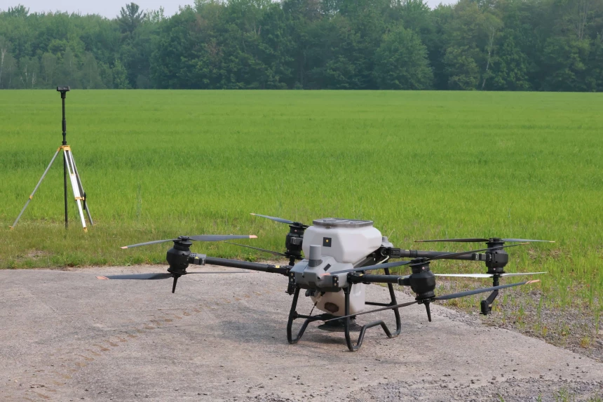 Drone et station mobile