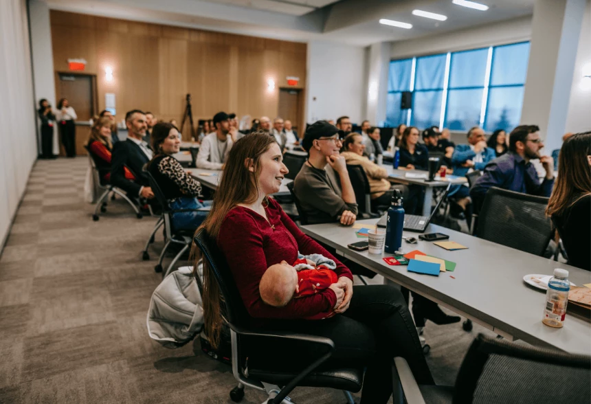 Participants d'un atelier