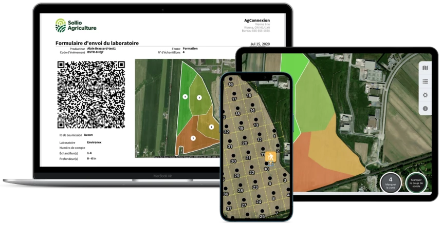Volet ferme intelligente dans l'application AgConnexion.
