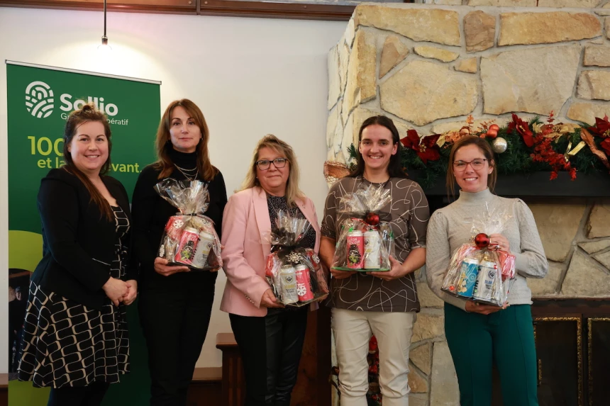 Isabelle Dubois, Nathalie Frenette, Katrine Venne et Léda Villeneuve