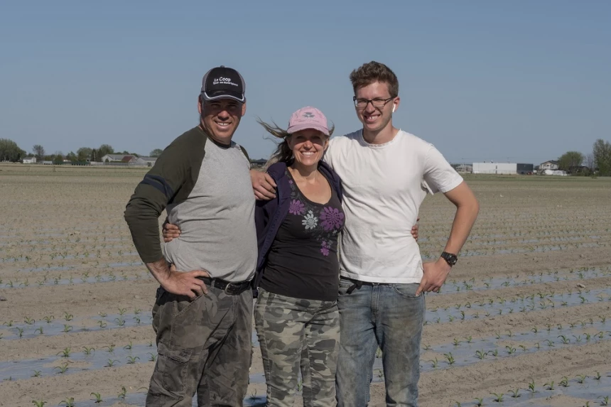 Le trio Patrick, Chantale et Philippe