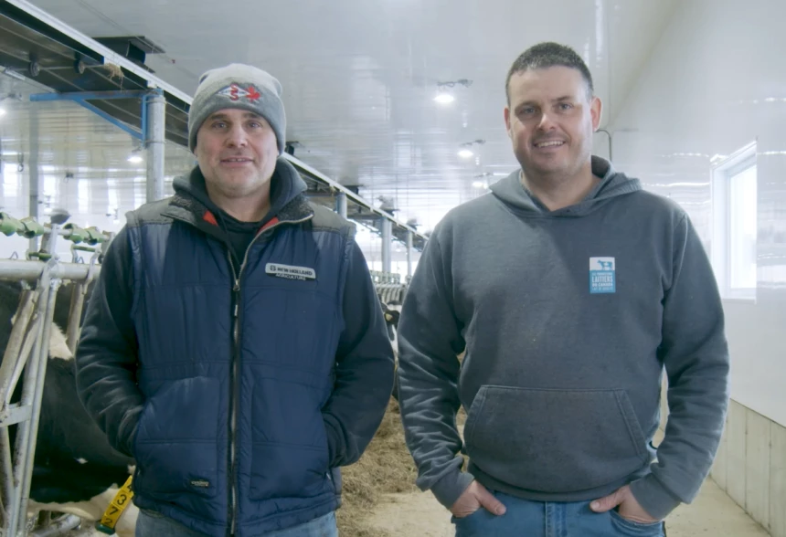 Jean-François et Guillaume Gosselin de la Ferme Bilogo 2010