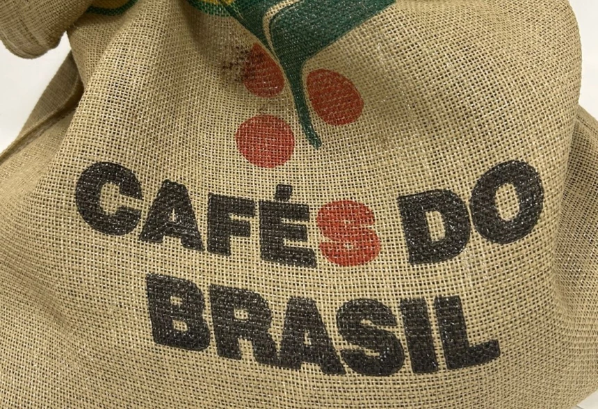Sac de café brésilien