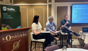 Panel avec Émilie Tremblay, Bruno Guérard et Guillaume Dallaire