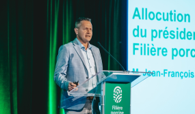 Jean-François Roy, président de la Filière porcine coopérative