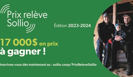 Lancement du Prix relève Sollio 2023-2024