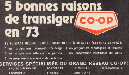 Publicité pour la Filière porcine