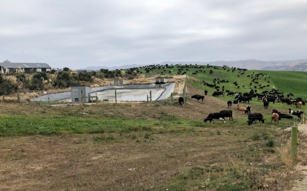 Fosse liquide de la ferme de Matt Ross