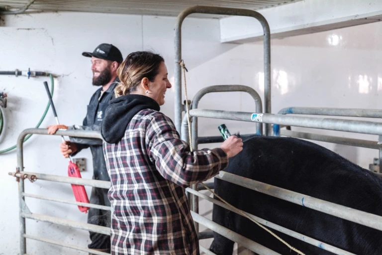 Michaël et Maude de la Ferme Ste-Victoire