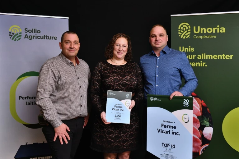 Ferme Vicari au concours Performance laitière d'Unoria