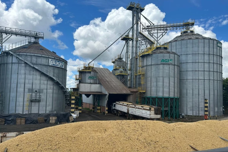 Silos de la ferme Estancia