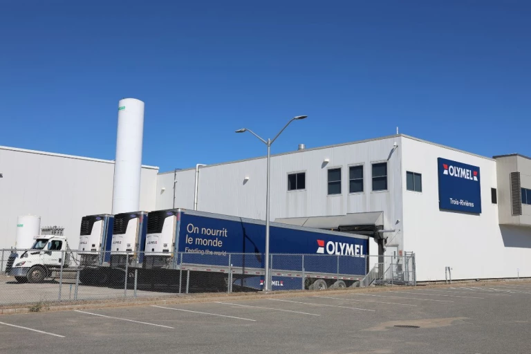 La nouvelle usine d'Olymel à Trois-Rivières