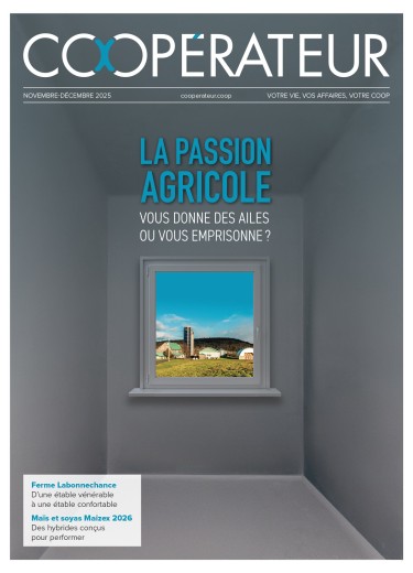 Couverture du magazine Coopérateur de novembre-décembre 2025