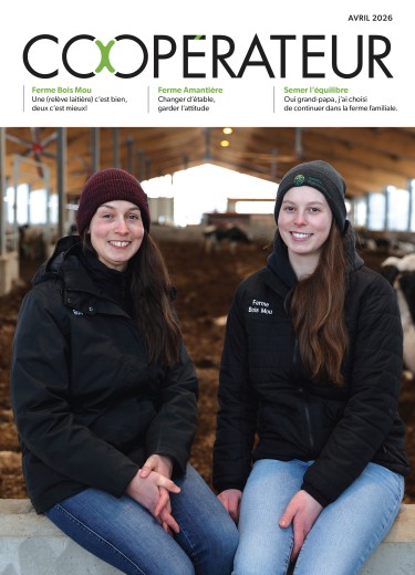 Couverture du magazine Coopérateur d'avril 2026