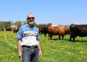 Jean Lambert, le propriétaire de la Ferme Bovicole