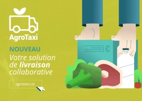Visuel d'AgroTaxi par La Table agroalimentaire de la Chaudière-Appalaches (TACA)