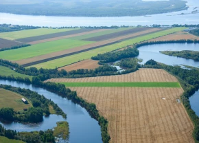 Zone riveraine en agriculture