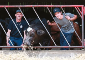 Claude et Anthony de la Ferme Claude Thouin