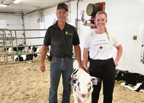 Jasmin et Viviane Mathieu de la Ferme Caribou