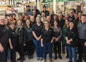 Équipe présente à l'inauguration du BMR Cornwall