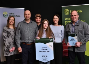 Ferme Desross, 1re au concours Performance laitière d'Unoria Coopérative
