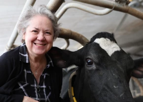 Céline Bélanger de la Ferme Rochalain