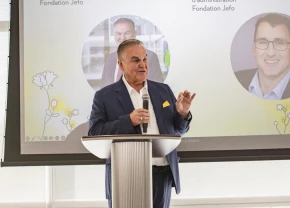 Jean Fontaine, cofondateur et président de la Fondation Jefo.