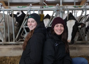 Patricia et Kathy de la Ferme Bois Mou
